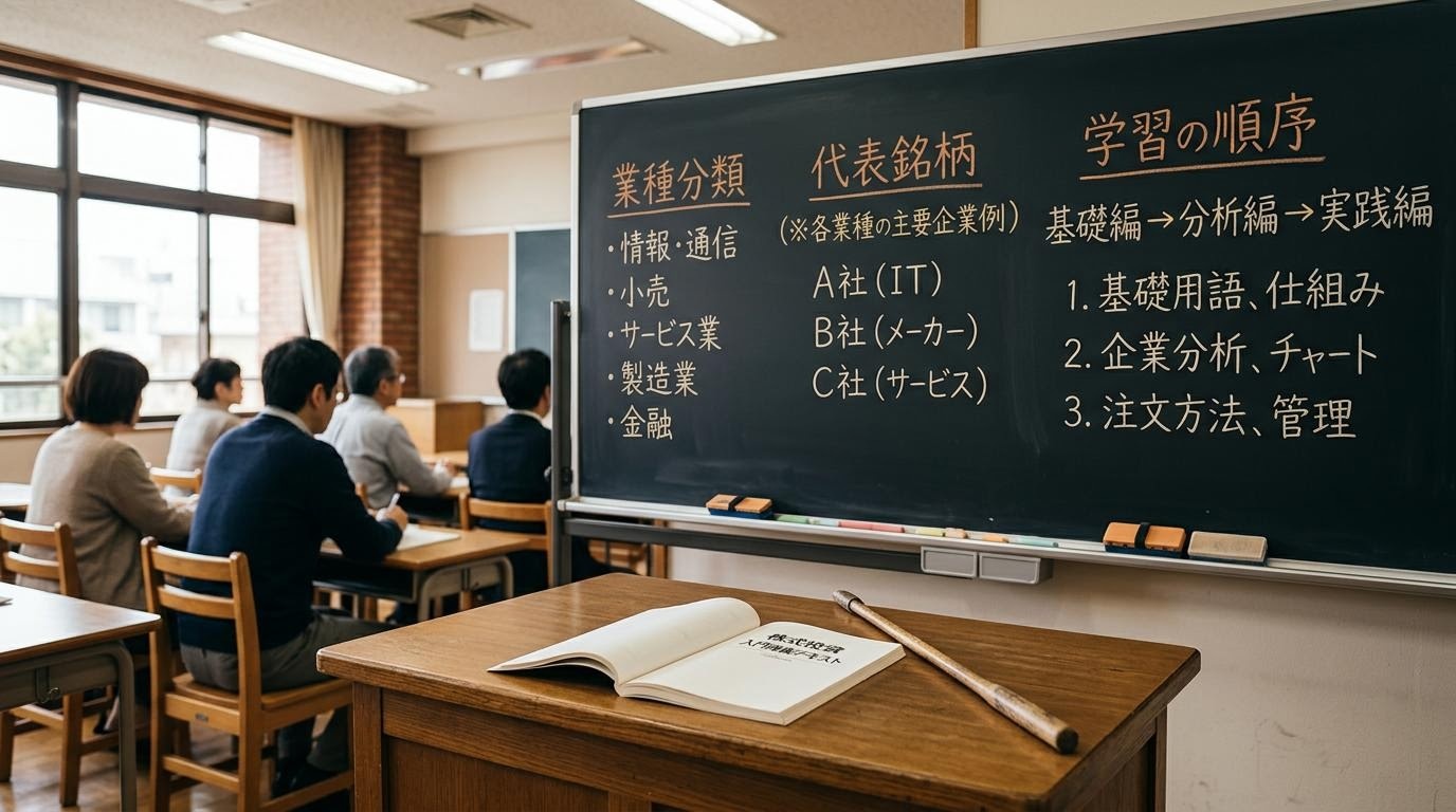 入門講義の黒板